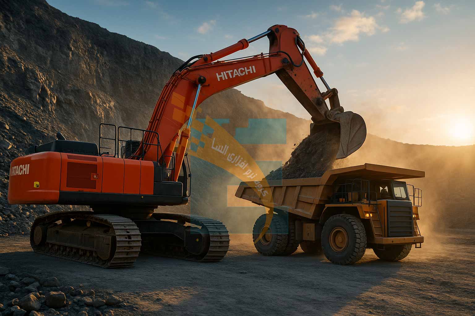 مزایا و معایب بیل مکانیکی هیتاچی | قطعات زیربندی بیل مکانیکی هیتاچی